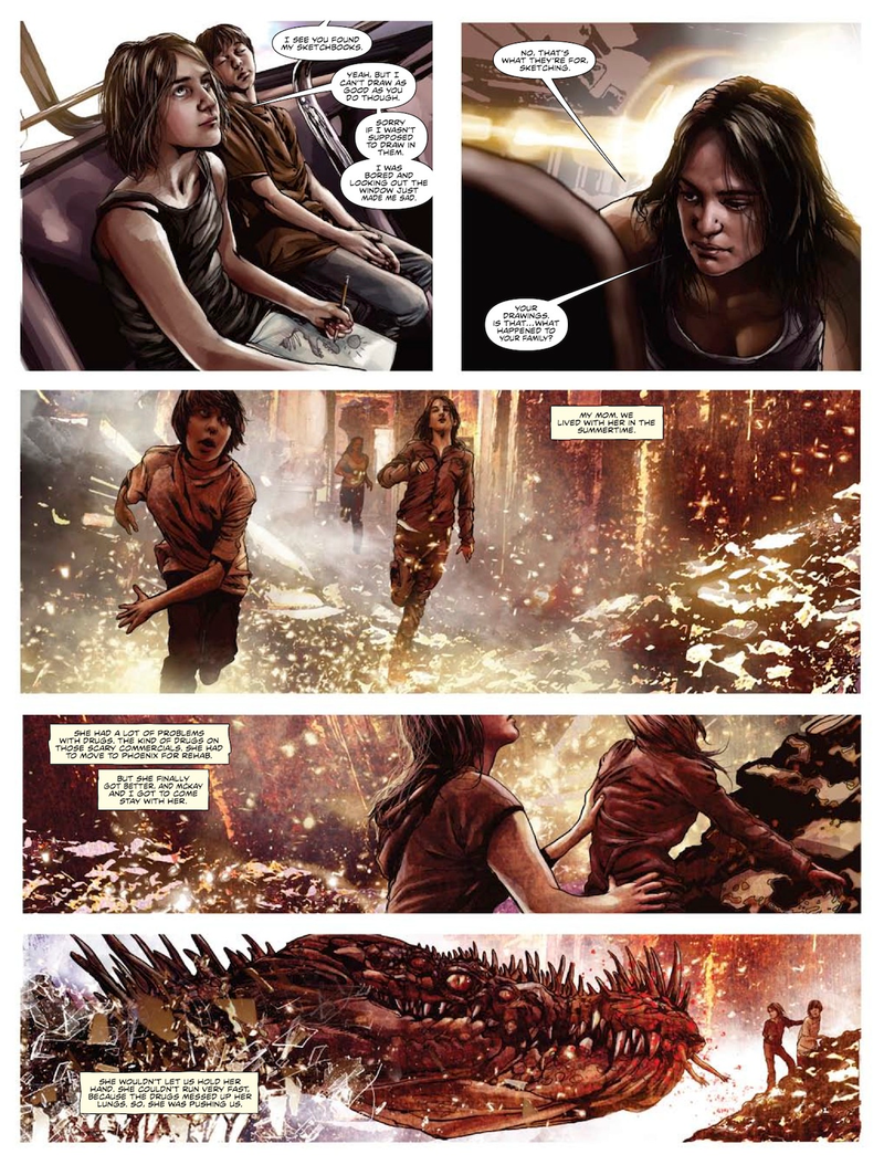 Illustration for article titled A sneak peek at Enormous, a giant monster graphic novel from Image Comics